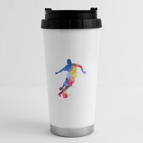 Soccer: Splash Kick - 16 oz Travel Mug