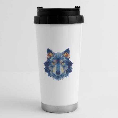 Wolf: Alpha Portrait - 16 oz Travel Mug