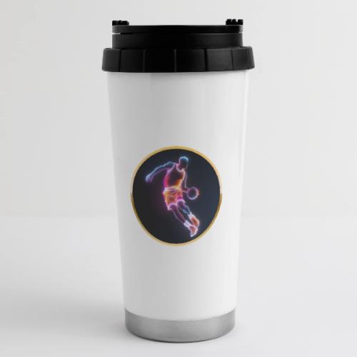 Neon Basketball Player - 16 oz Travel Mug