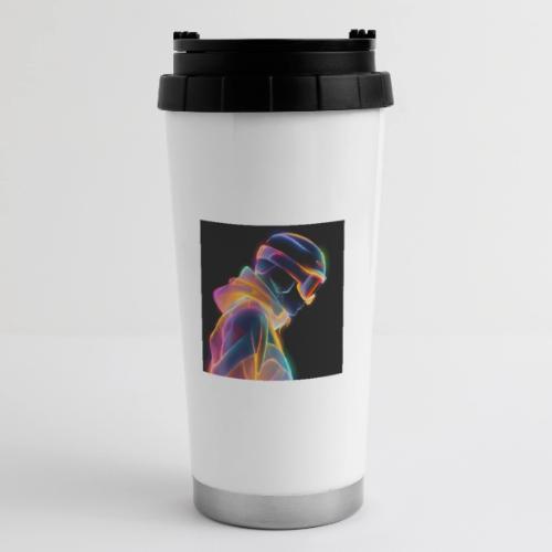 Snowboarding: Neon Gravity Ride - 16 oz Travel Mug