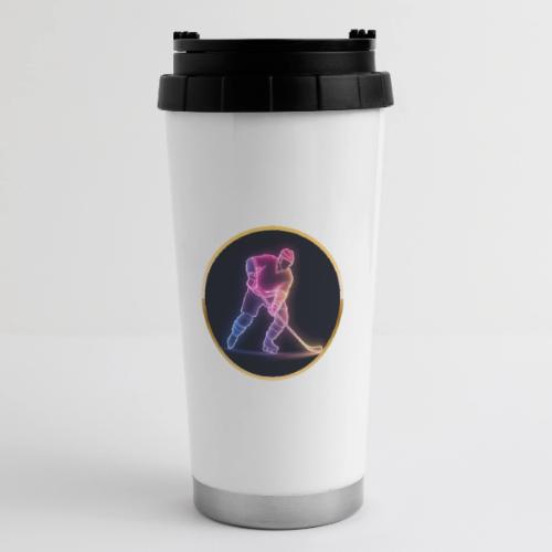 Hockey: Neon Ice Rush - 16 oz Travel Mug