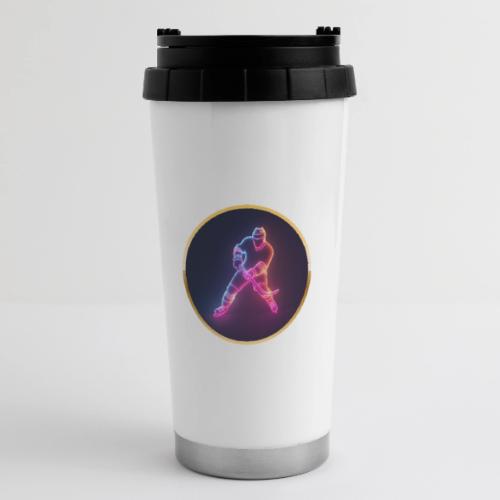 Hockey: Neon Ice Strike - 16 oz Travel Mug