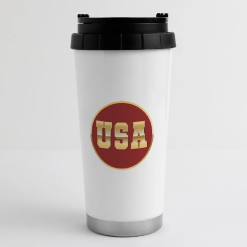 Golden USA Seal - 16 oz Travel Mug