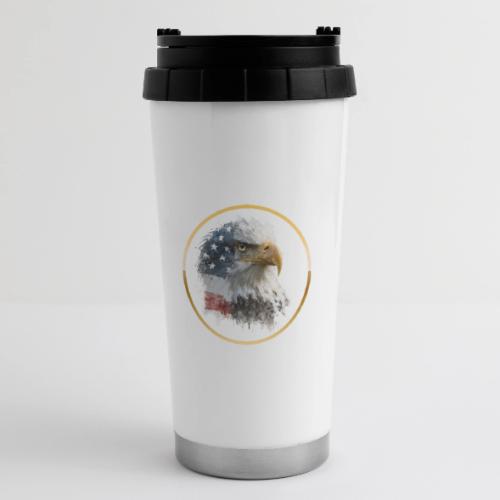USA: Patriot Wing Emblem - 16 oz Travel Mug
