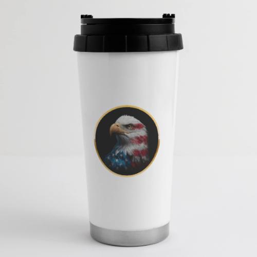 USA: Liberty Emblem - 16 oz Travel Mug