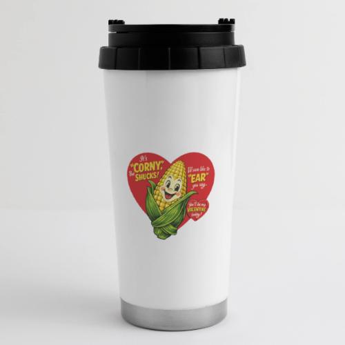 Corny Valentine T-Shirt - 16 oz Travel Mug