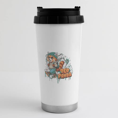 Red Panda Street Graffiti Vibes - 16 oz Travel Mug