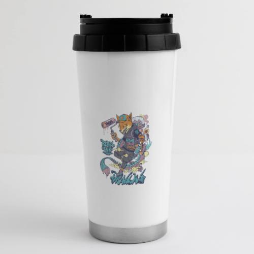 Kitsune Street Rebel - 16 oz Travel Mug