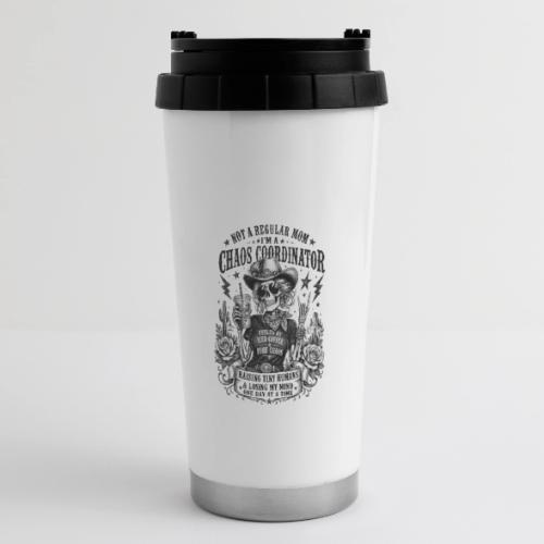 Chaos Coordinator Mom Skeleton Cowgirl - 16 oz Travel Mug