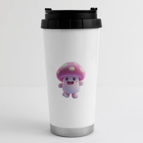 Mushroom: Purple Forest Friend - 16 oz Travel Mug