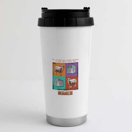Sheep TV (The System Was Never Broken) - 16 oz Travel Mug