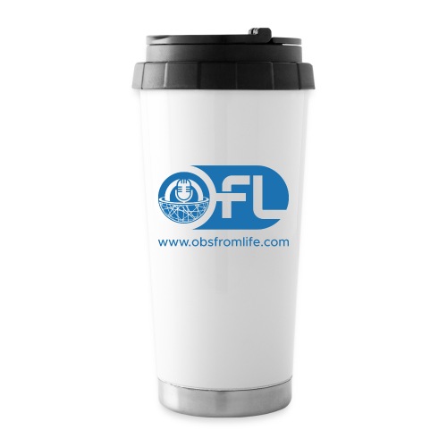 Observations from Life Logo with Web Address - Travel Mug
