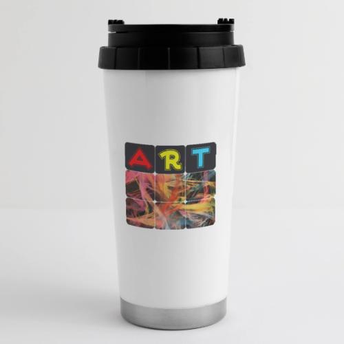 Chaotic Threads of Art - 16 oz Travel Mug