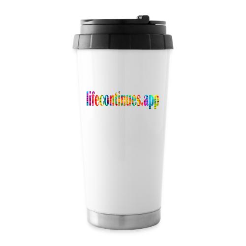 Life Continues Large Tie-dye 2 - 16 oz Travel Mug