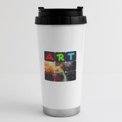 Waves of Art - 16 oz Travel Mug