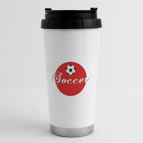 Soccer: Goal Circle - 16 oz Travel Mug