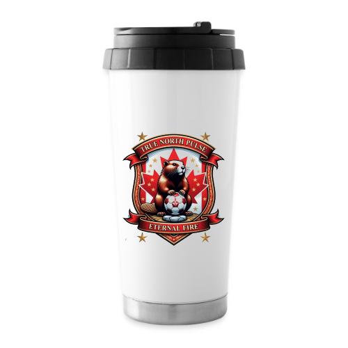 Canada Beaver Crest T-Shirt, Pride Badge Gift - 16 oz Travel Mug