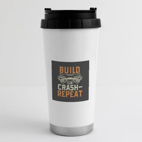 Build Crash Repeat - 16 oz Travel Mug