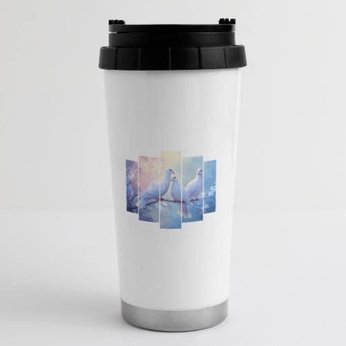 Symbols of Peace and Serenity - 16 oz Travel Mug