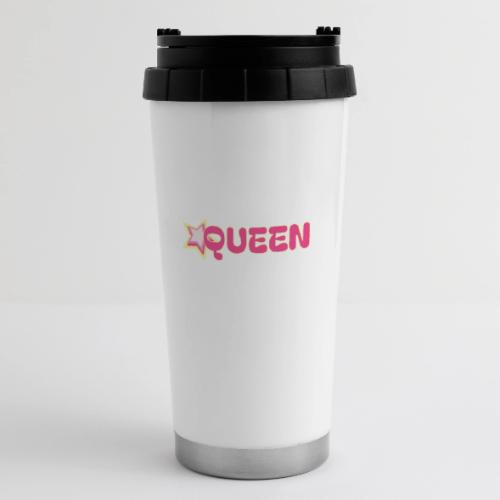 queen high resolution logo transparent 1 - 16 oz Travel Mug