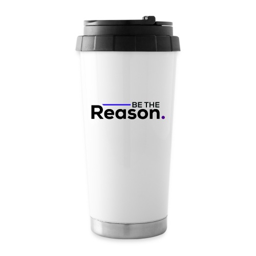 Be the Reason Logo (Black) - Travel Mug