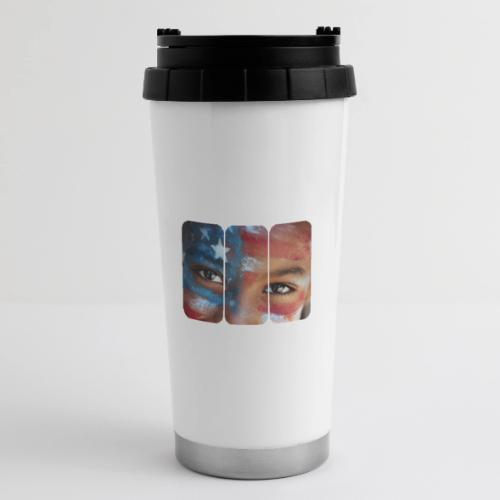 USA: Eyes of the Flag - 16 oz Travel Mug