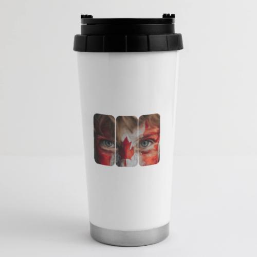 Canada: Maple Leaf Gaze - 16 oz Travel Mug