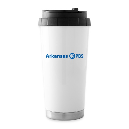 Arkansas PBS blue white - Travel Mug