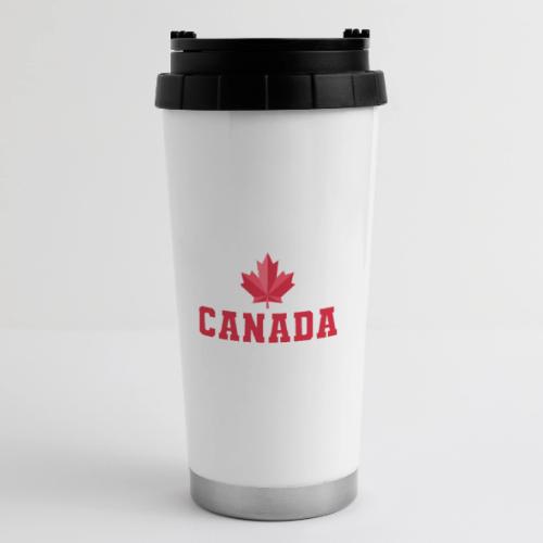 Canada with a maple leaf - 16 oz Travel Mug