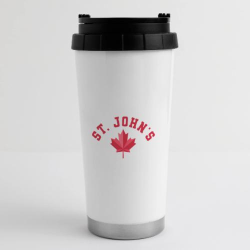 St. John's with maple leaf - 16 oz Travel Mug