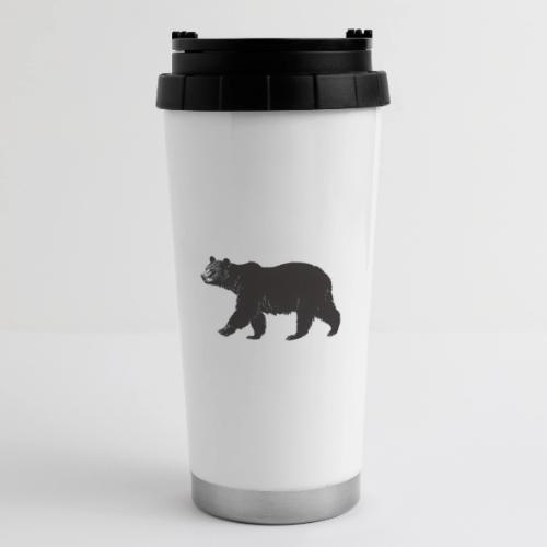 Midnight Black Bear - 16 oz Travel Mug