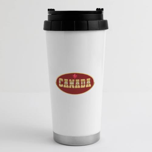Canada in golden letters - 16 oz Travel Mug