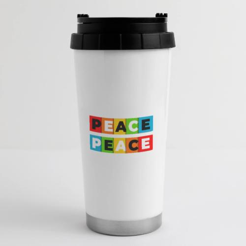Colorful Peace - 16 oz Travel Mug