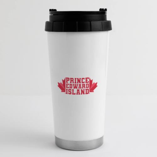 Prince Edward Island with maple leaf - 16 oz Travel Mug