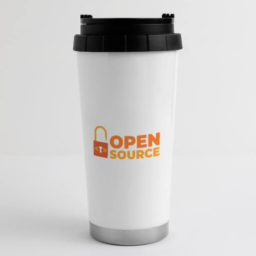 Open Source: Code is Freedom - 16 oz Travel Mug