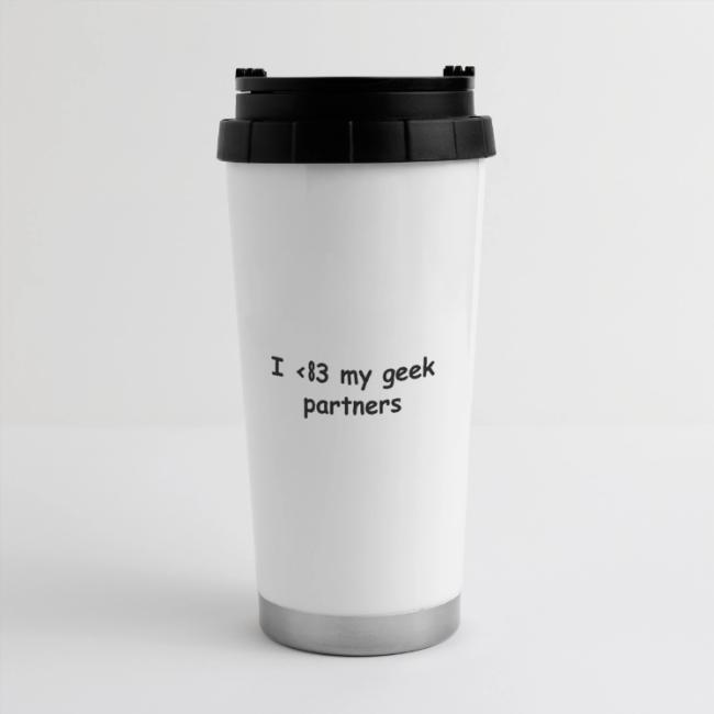 I <83 My Geek Partners (black)