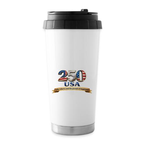 250 USA Liberty Banner - 16 oz Travel Mug