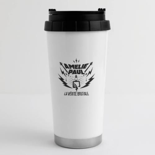 Amélie Paul & La Vérité Brutale (logo noir) - Tasse de voyage