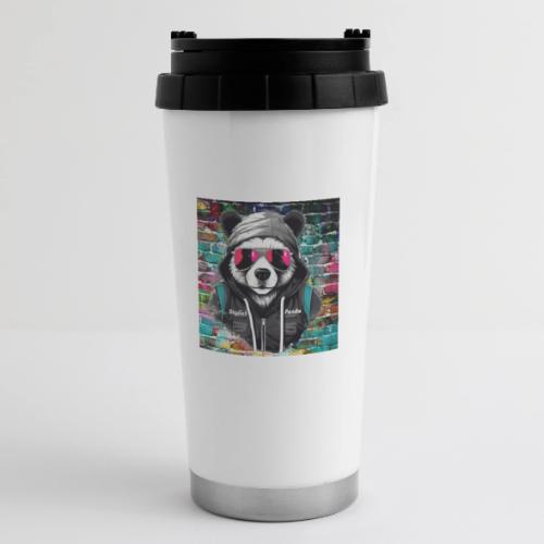 Stylish panda 2 - 16 oz Travel Mug