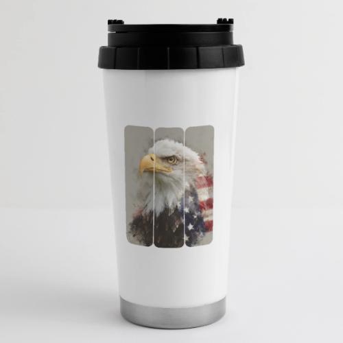 USA: Eagle of the Free - 16 oz Travel Mug