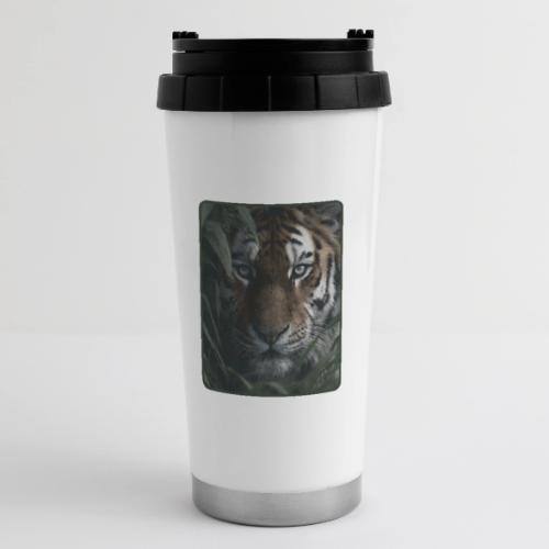 Tiger Jungle Eyes Wildlife Design - 16 oz Travel Mug