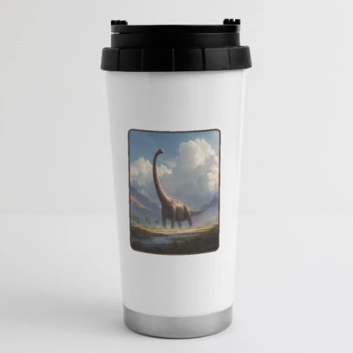 Brachiosaurus Valley Landscape Design - 16 oz Travel Mug