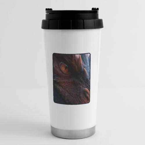 Fierce Ancient Dragon Portrait Design - 16 oz Travel Mug
