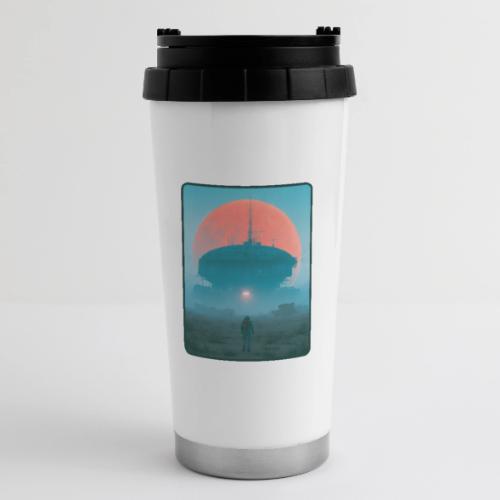 Astronaut Alien Outpost Design - 16 oz Travel Mug