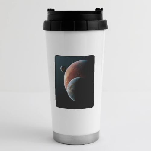 Three Planets Deep Space Design - 16 oz Travel Mug