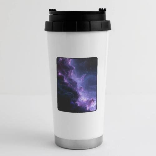 Purple Nebula Space Design - 16 oz Travel Mug