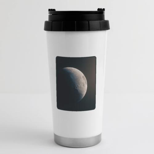Crescent Moon Celestial Artwork - 16 oz Travel Mug