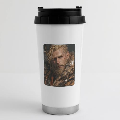 Battle-Scarred Viking Warrior - 16 oz Travel Mug