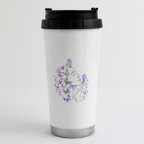Dreamy Butterfly Goddess - Fairytale Design - 16 oz Travel Mug