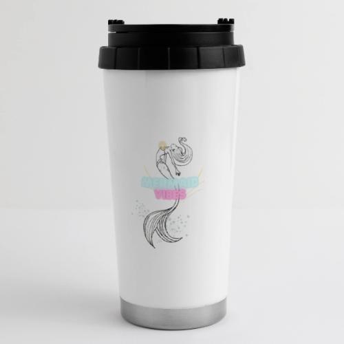 Mermaid Vibes Design - 16 oz Travel Mug